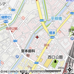 松竹園周辺の地図