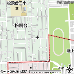 千葉県松戸市松飛台126-4周辺の地図