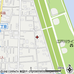 埼玉県三郷市東町247周辺の地図