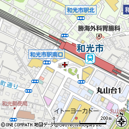 駅南口広場トイレ周辺の地図