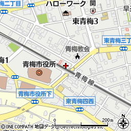 東京都青梅市東青梅3丁目9-9周辺の地図