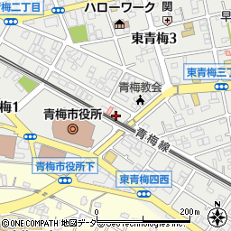 東京都青梅市東青梅3丁目9-20周辺の地図