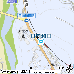 日向和田駅公衆トイレ周辺の地図