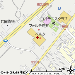 パシオス白井店周辺の地図