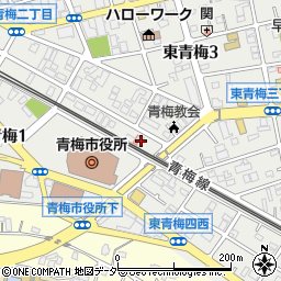 東京都青梅市東青梅3丁目9-15周辺の地図