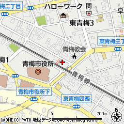 東京都青梅市東青梅3丁目9-8周辺の地図
