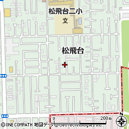 千葉県松戸市松飛台121周辺の地図