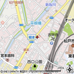 大栄パーク松戸第７駐車場周辺の地図