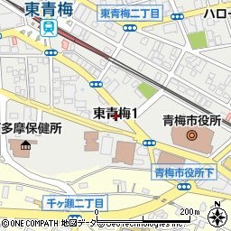 東京都青梅市東青梅1丁目7-8周辺の地図