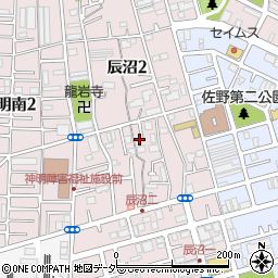東京都足立区辰沼周辺の地図
