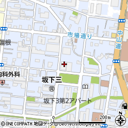 東京都板橋区坂下3丁目周辺の地図