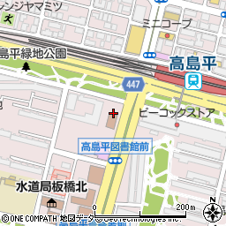 東京都板橋区高島平周辺の地図