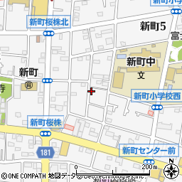 桜株公園トイレ周辺の地図