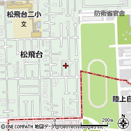 千葉県松戸市松飛台126周辺の地図