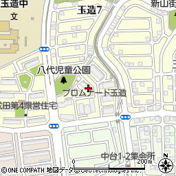 千葉県成田市玉造7丁目1周辺の地図