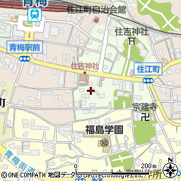 東京都青梅市住江町93周辺の地図