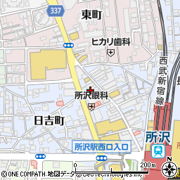 東京一樹 所沢プロペ通り店周辺の地図