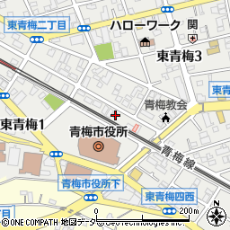 東京都青梅市東青梅3丁目9-6周辺の地図