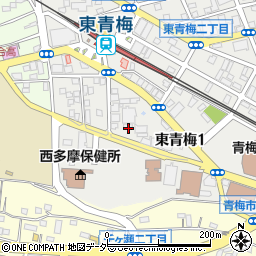 中川薬局　東青梅店周辺の地図