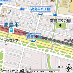 小豆沢病院付属高島平診療所周辺の地図