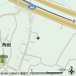千葉県印西市角田周辺の地図