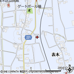 長野県伊那市西春近表木6464-9周辺の地図