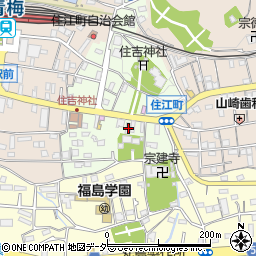 東京都青梅市住江町69周辺の地図
