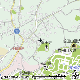千葉県成田市土屋53周辺の地図