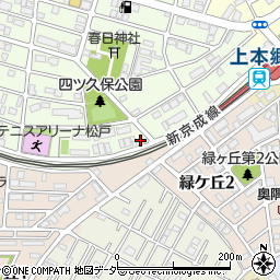 ノエビア　北松戸周辺の地図