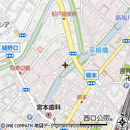 千葉県松戸市根本88周辺の地図