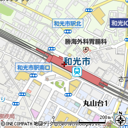 和光市駅周辺の地図