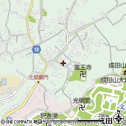 千葉県成田市土屋50周辺の地図