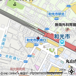 埼玉県和光市本町5-3周辺の地図