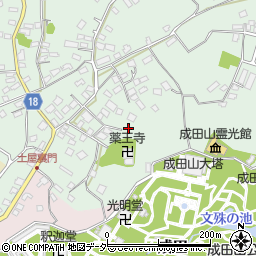 千葉県成田市土屋224周辺の地図