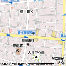 ファミリーマート青梅野上店周辺の地図