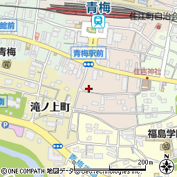 東京都青梅市本町117周辺の地図