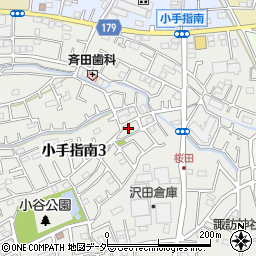 埼玉県所沢市小手指南3丁目17周辺の地図