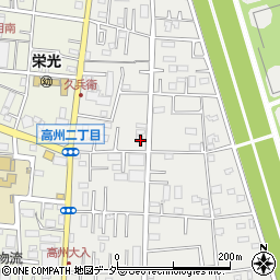 埼玉県三郷市東町184周辺の地図