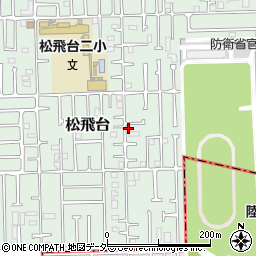 千葉県松戸市松飛台96-7周辺の地図