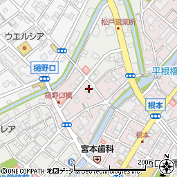 千葉県松戸市根本76周辺の地図