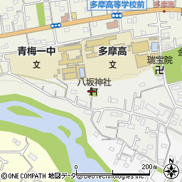 東京都青梅市天ヶ瀬町958周辺の地図