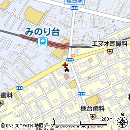 松戸警察署稔台交番周辺の地図