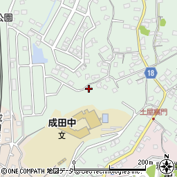 千葉県成田市土屋970周辺の地図