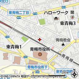 東京都青梅市東青梅3丁目9-3周辺の地図