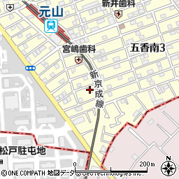 新司荘周辺の地図