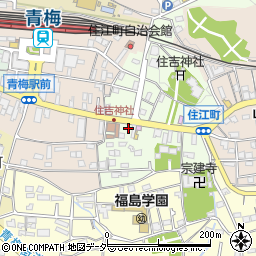 東京都青梅市住江町63周辺の地図