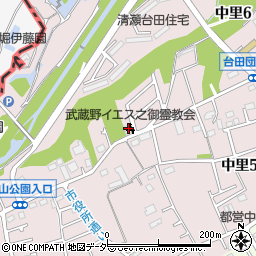 武蔵野イエス之御霊教会周辺の地図