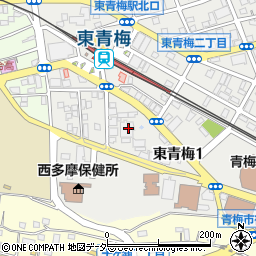 東京都青梅市東青梅1丁目7-6周辺の地図