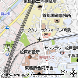 中央労働金庫松戸支店周辺の地図