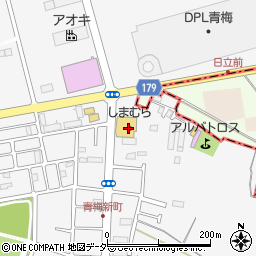 ファッションセンターしまむら青梅新町店周辺の地図